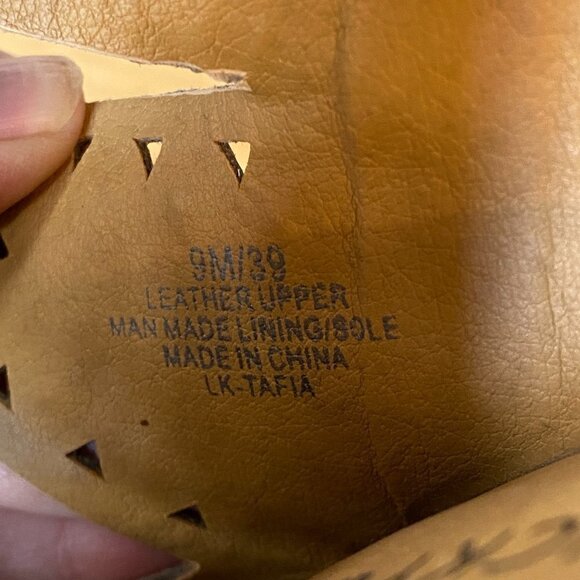 Lucky Brand Tafia Brindle Lace Up Block Heel Sandals - Picture 6 of 12